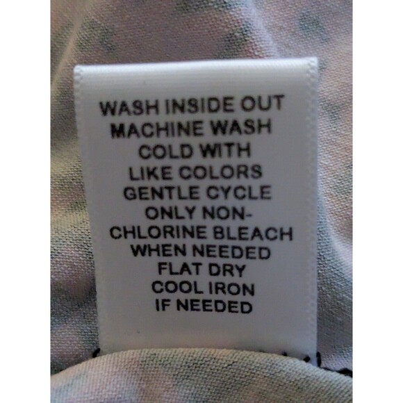 Elle Top Women's L Coral Pink Black Scoop Neck Keyhole Peplum Stretch Blouse - Picture 9 of 11